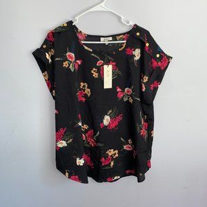 MPH Floral Top 1X